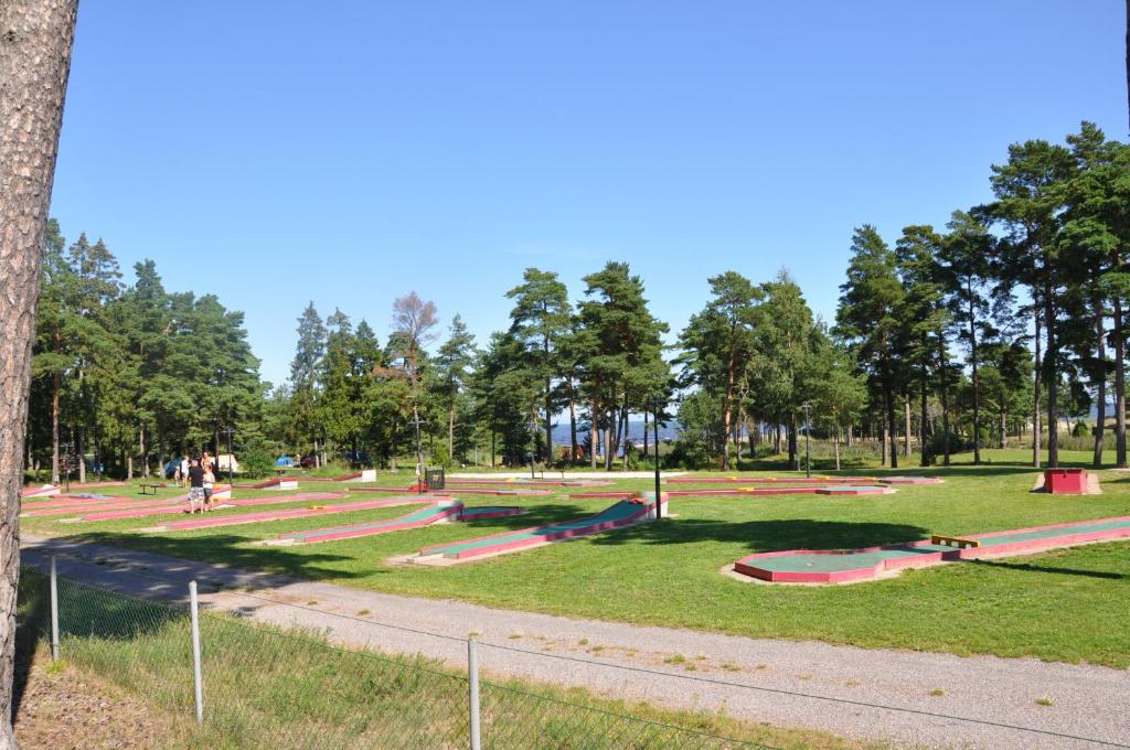 Zahrada ubytování Åminne Fritid & Havsbad AB