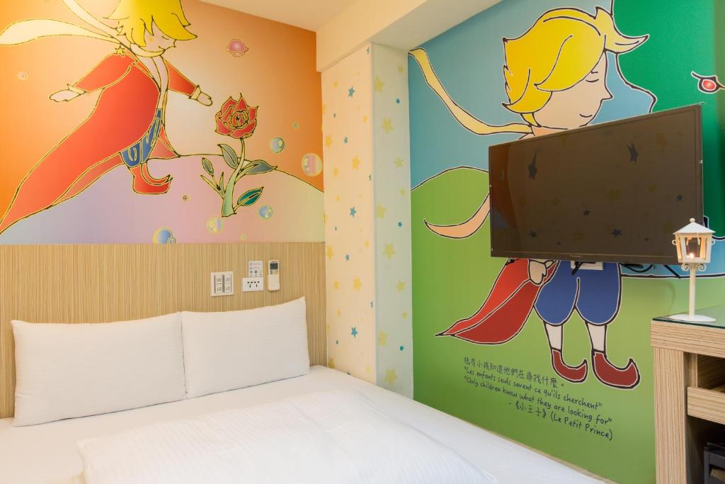 Postel nebo postele na pokoji v ubytování Morwing Hotel - Culture Vogue