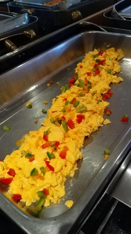 a pile of food on top of a stove at Supalai Scenic Bay Resort And Spa, SHA Extra Plus in Por Bay