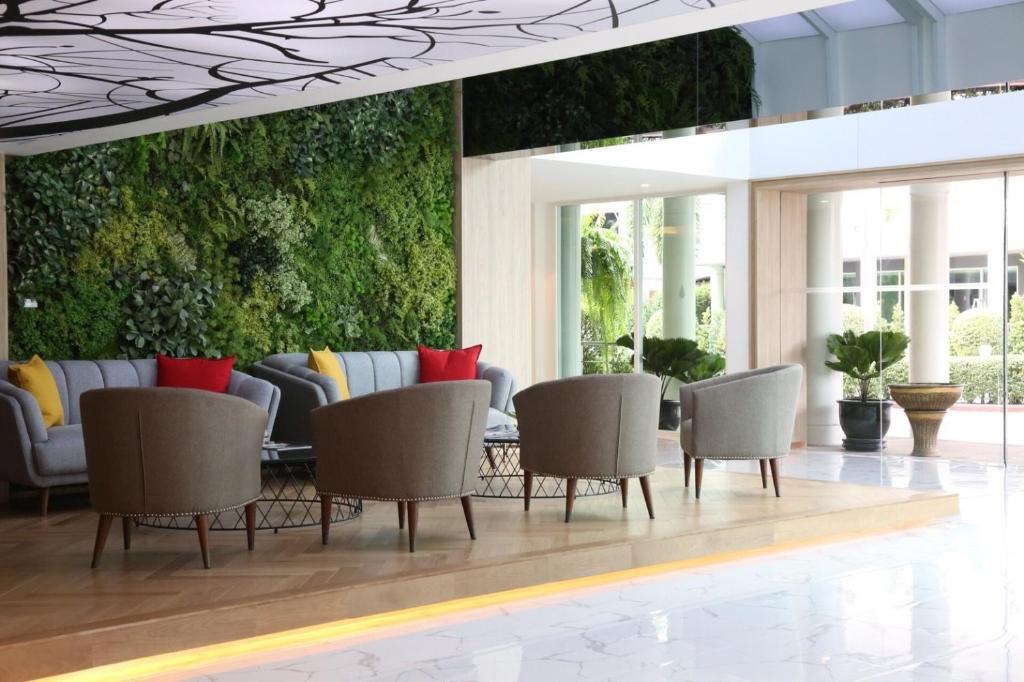 Posezení v ubytování Miracle Suvarnabhumi Airport