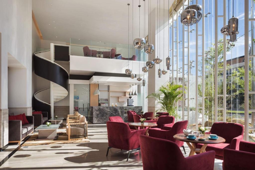 Posezení v ubytování Hotel Emion Phnom Penh