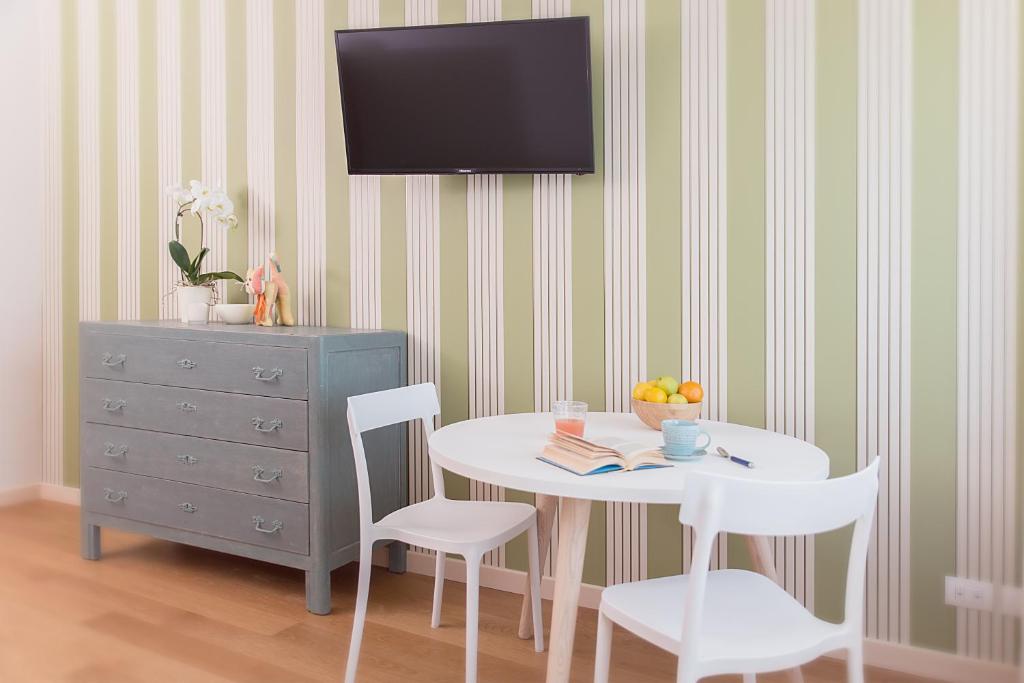 TV a/nebo společenská místnost v ubytování B&B ALLE SCALETTE