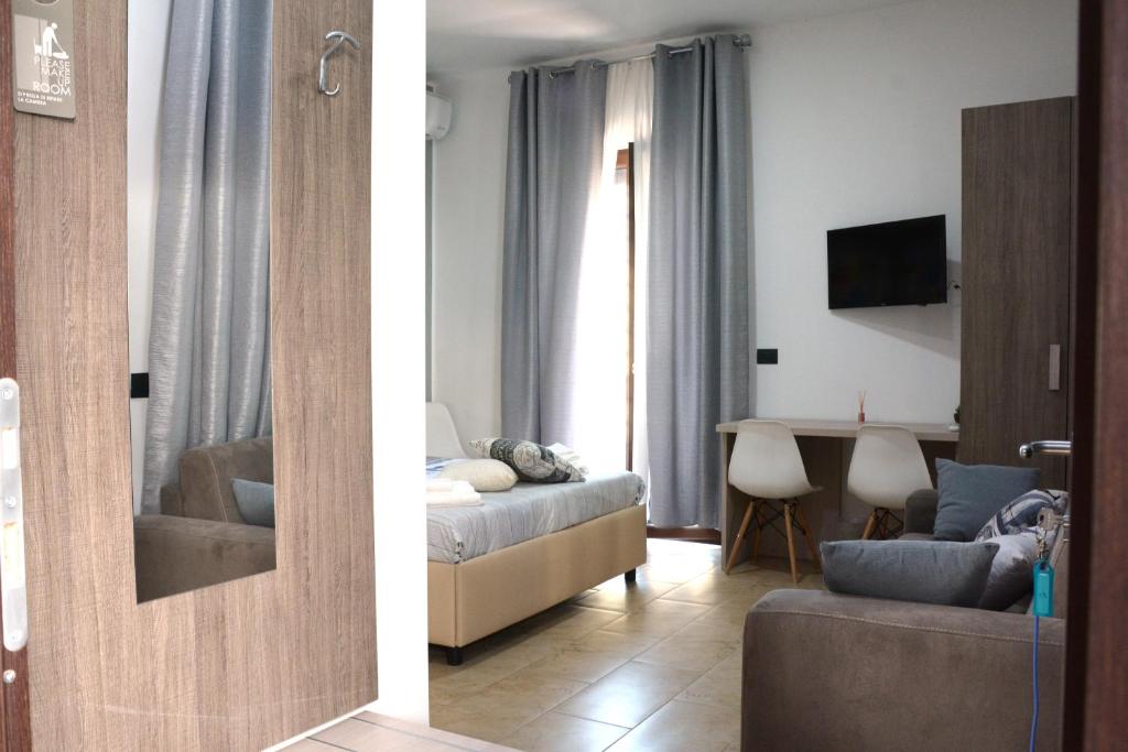 TV a/nebo společenská místnost v ubytování Sylva Mala Home