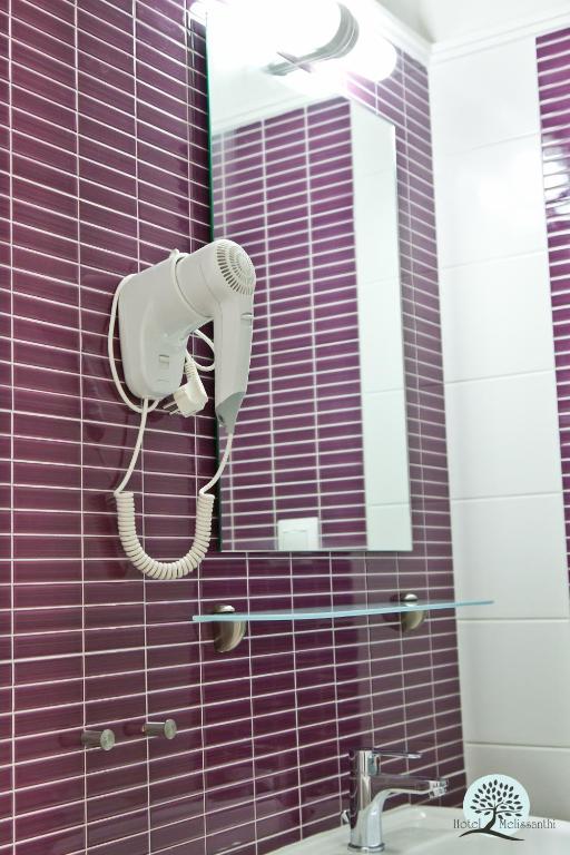 Koupelna v ubytování Hotel Melissanthi
