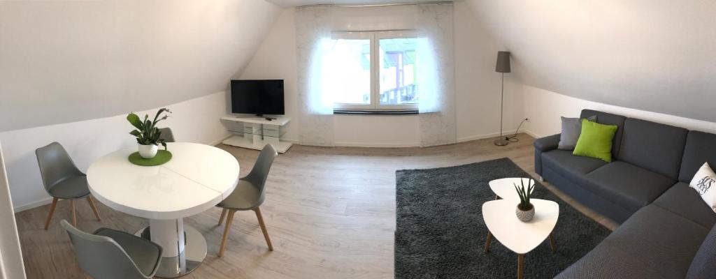 TV a/nebo společenská místnost v ubytování Auszeit am See