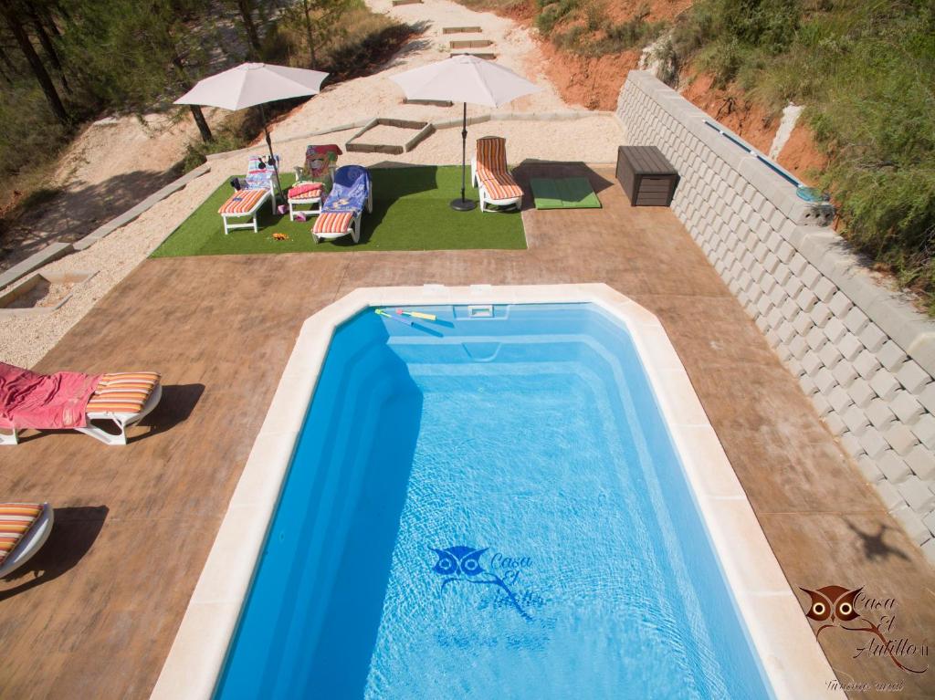 The swimming pool at or close to Casa el Autillo l