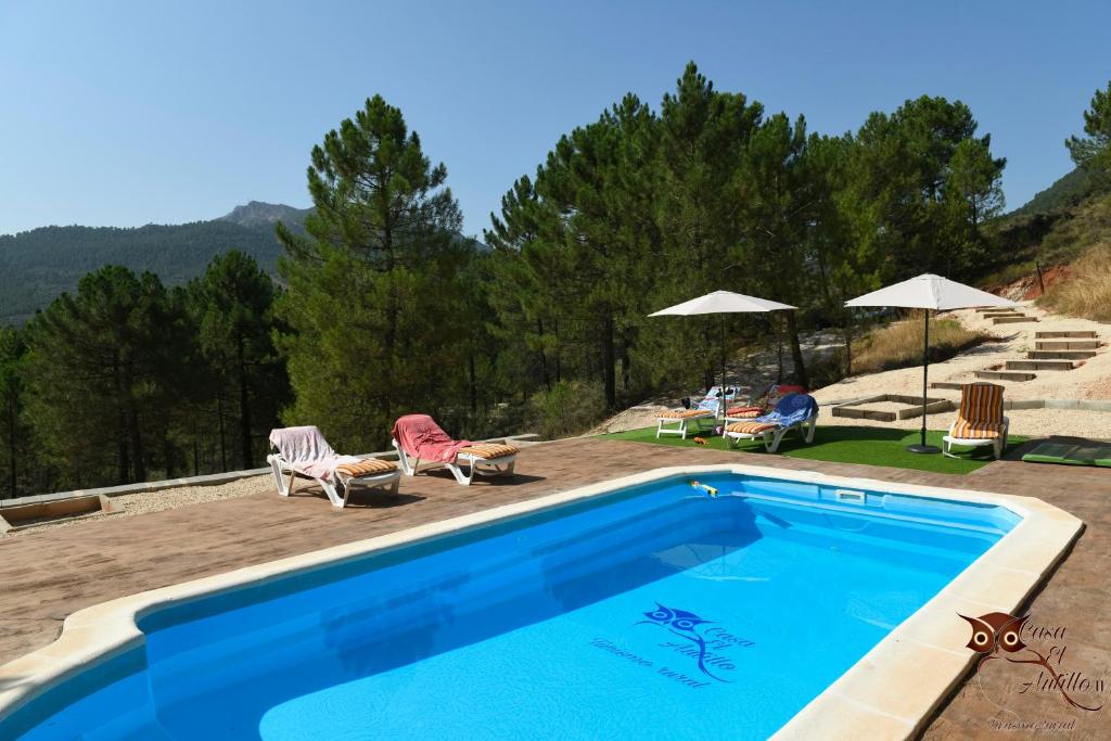 The swimming pool at or close to Casa el Autillo l