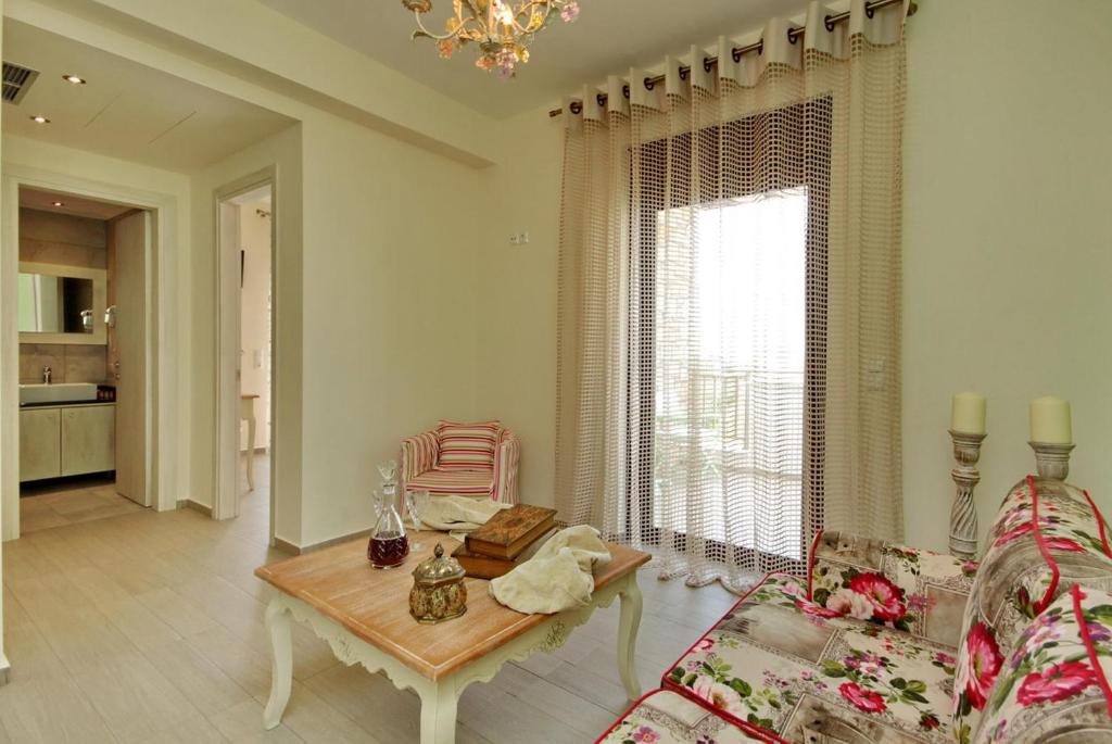 Kuchyň nebo kuchyňský kout v ubytování Elafonisos Resort