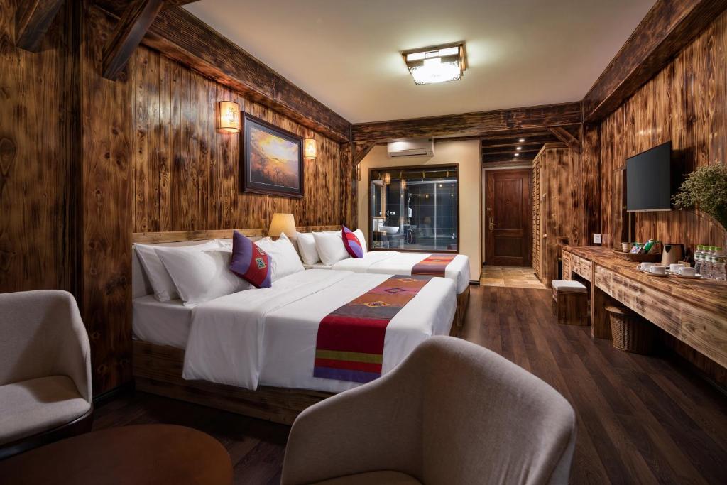The View Sapa Hotel - Superior Queen Room With Two Queen Beds