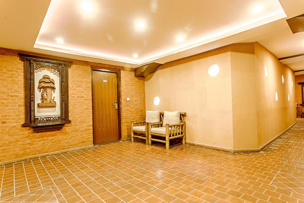 Istumisnurk majutusasutuses Gaju Suite Hotel