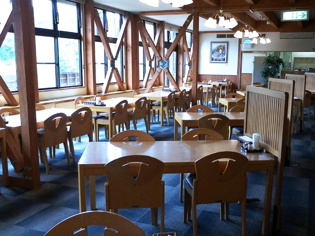 Restaurace v ubytování Megahira Onsen Quelle Yoshiwa