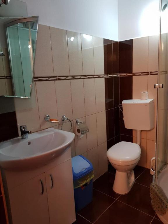 Koupelna v ubytování Hotel Magnolia