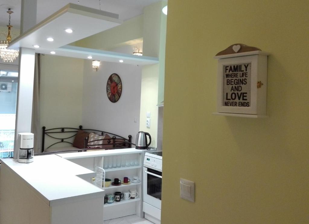 Kuchnia lub aneks kuchenny w obiekcie Athens Home 2