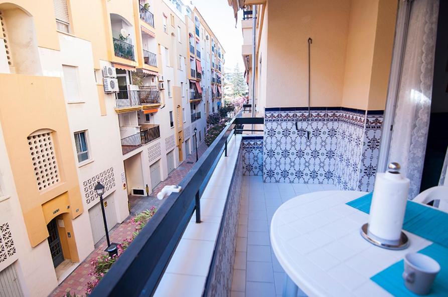 Balkón alebo terasa v ubytovaní Luminoso y fresco apartamento en 2ª línea de playa