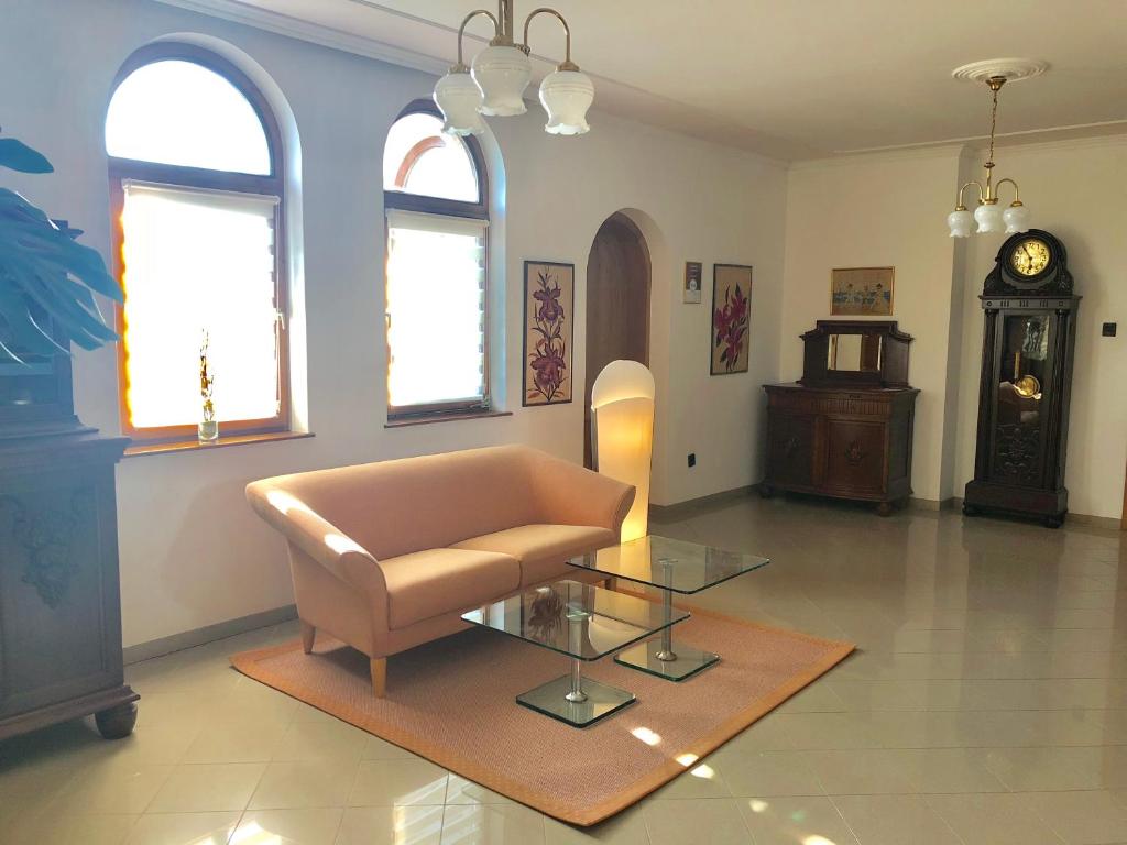 Posezení v ubytování Apartman Diófa