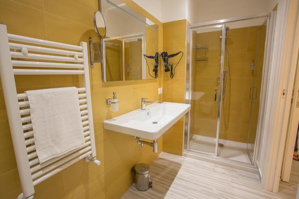 Koupelna v ubytování B&B al Centro