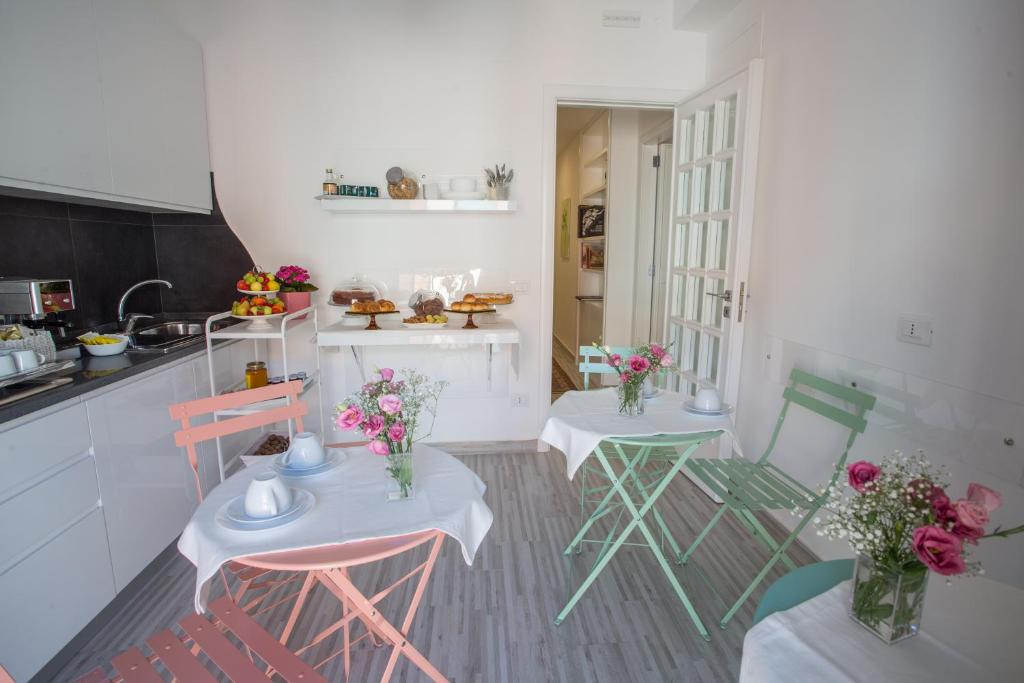 Kuchyň nebo kuchyňský kout v ubytování B&B al Centro