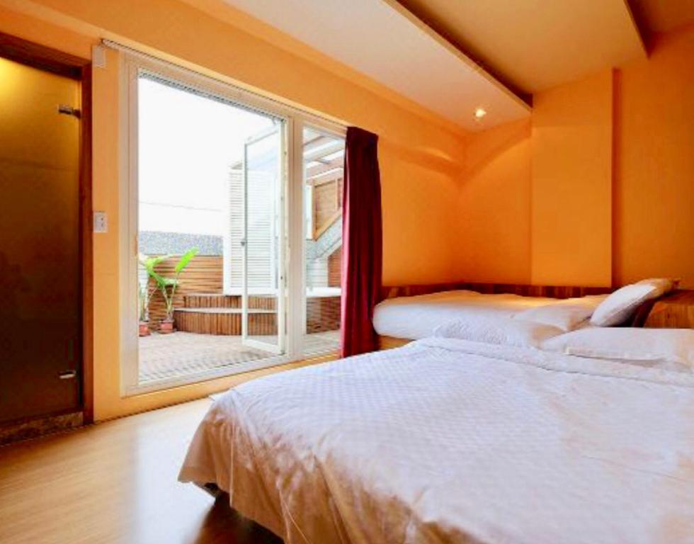Postel nebo postele na pokoji v ubytování Pretty B&B