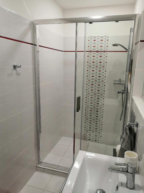 Łazienka w obiekcie Apartmans Les