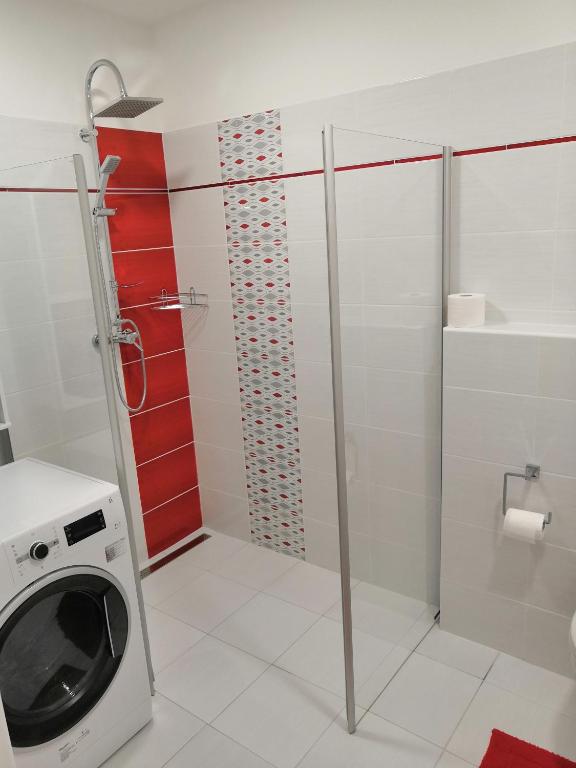 Łazienka w obiekcie Apartmans Les