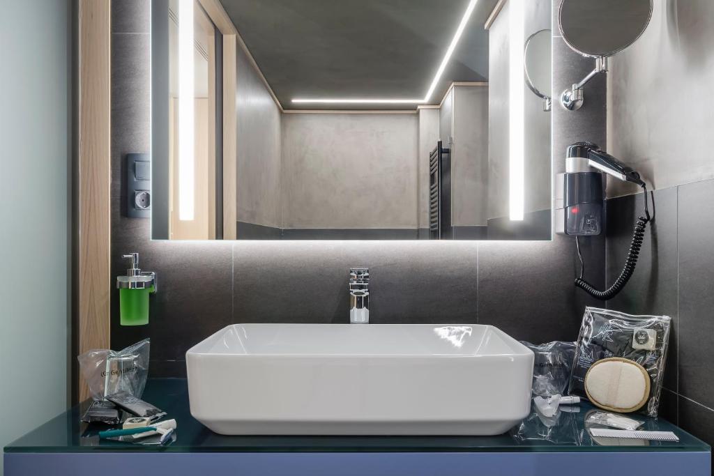 A bathroom at Hotel Metropolis
