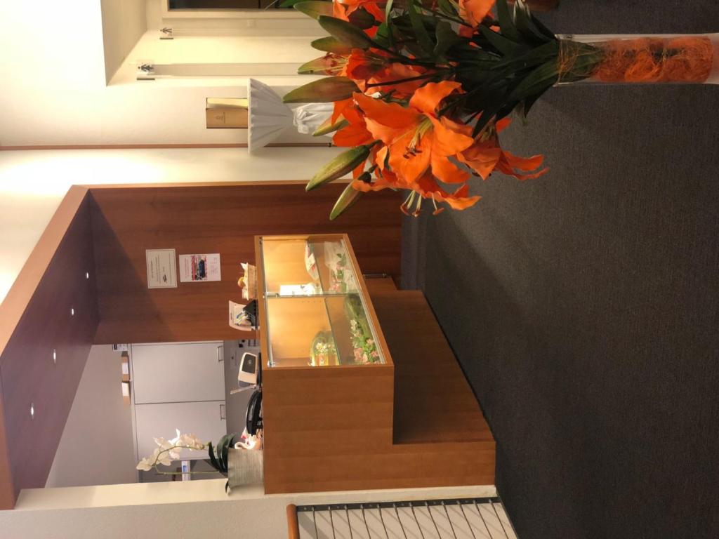Kuchyň nebo kuchyňský kout v ubytování Hotel Blumenstein Self-Check In