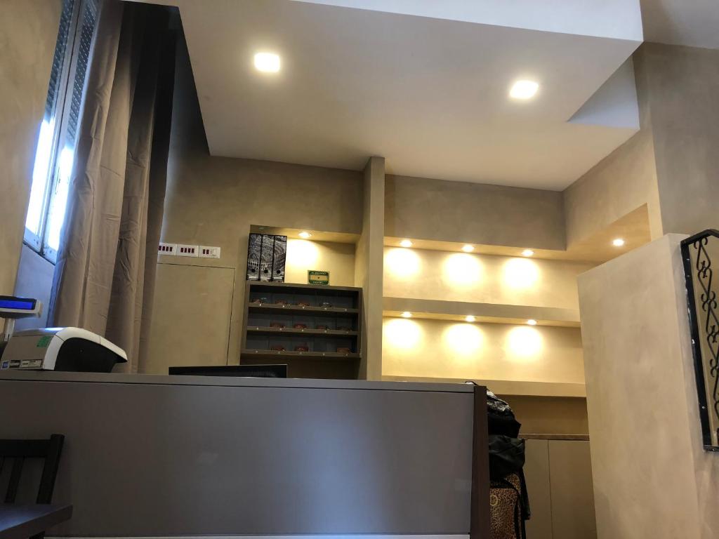 Kuchyň nebo kuchyňský kout v ubytování Albergo Corvetto Corso Lodi