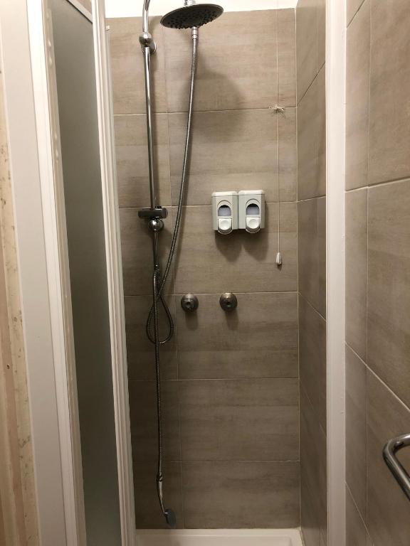 Koupelna v ubytování Albergo Corvetto Corso Lodi