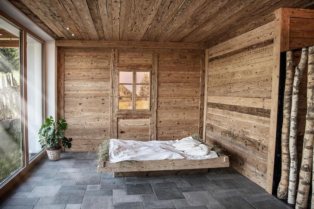 Postel nebo postele na pokoji v ubytování Pension Aichner