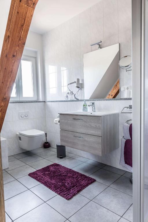 Koupelna v ubytování Ferienwohnung Zetzl