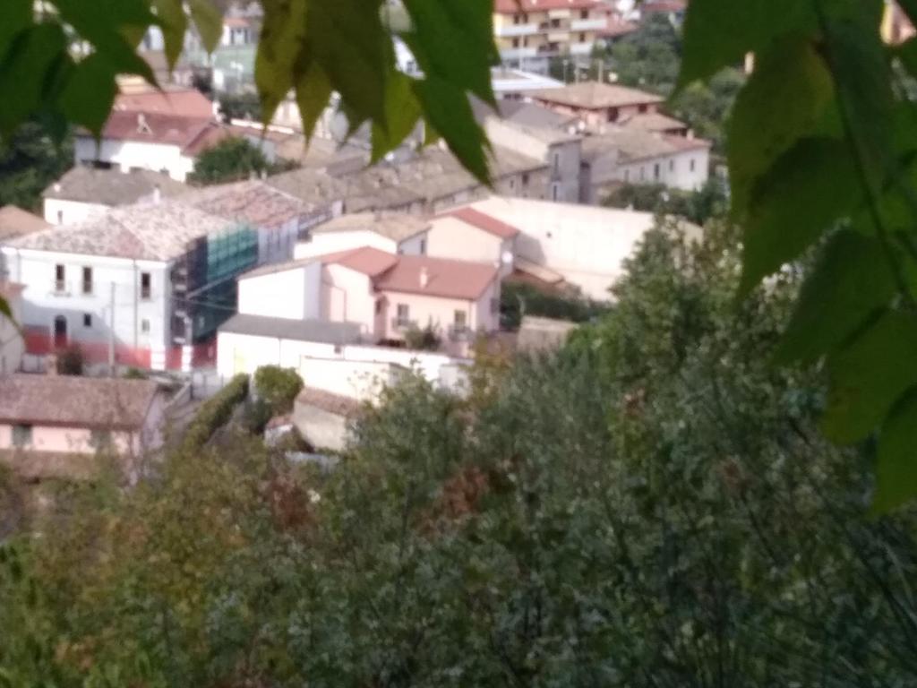 a view of a city with houses and trees at Bed and Breakfast La Campanula in Vittorito