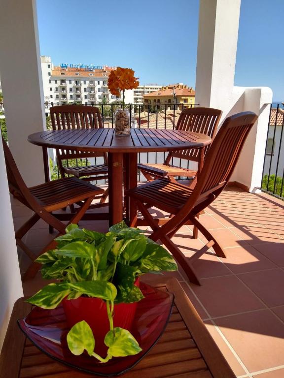 Balkón alebo terasa v ubytovaní Benalmadena Lomas de Mena