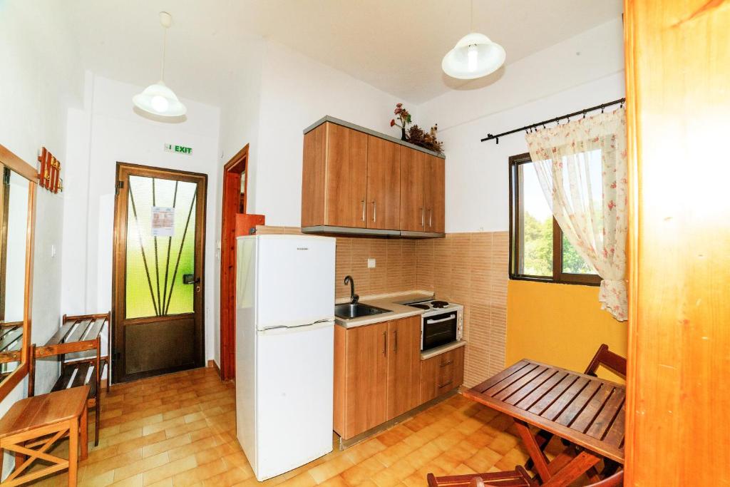 Kuchyň nebo kuchyňský kout v ubytování Emi House