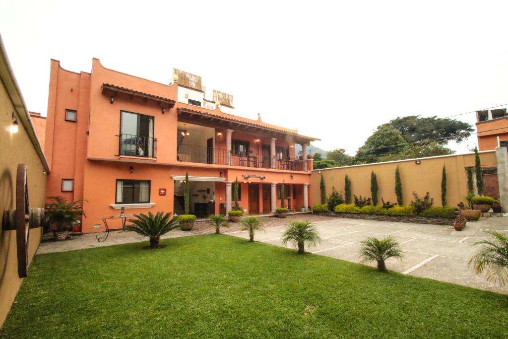 Zahrada ubytování Posada Hacienda Real