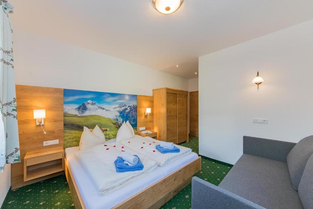 Postel nebo postele na pokoji v ubytování Apartments Unterfischergut