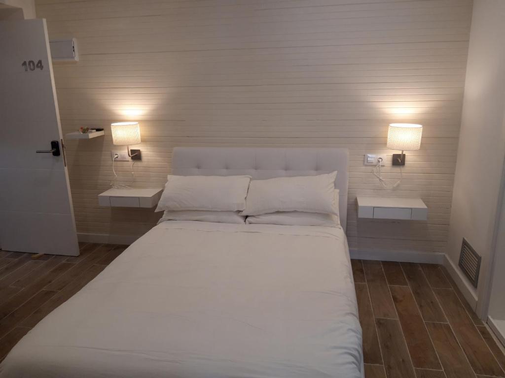 Cama o camas de una habitación en H.Albar Mieres
