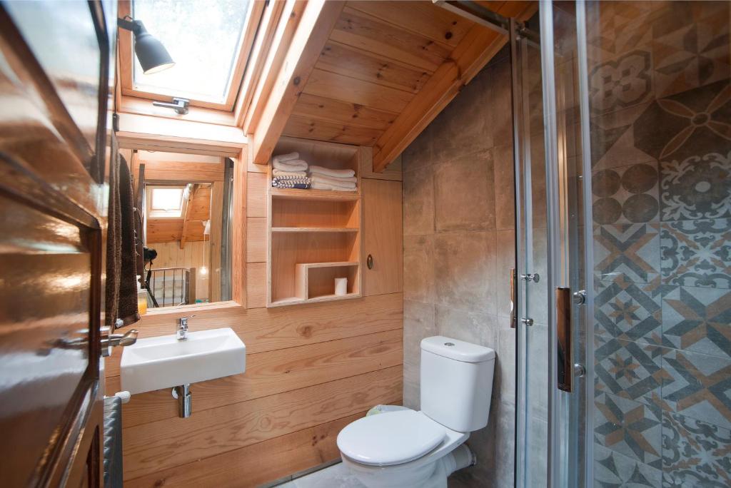 Koupelna v ubytování Casa Melendreros