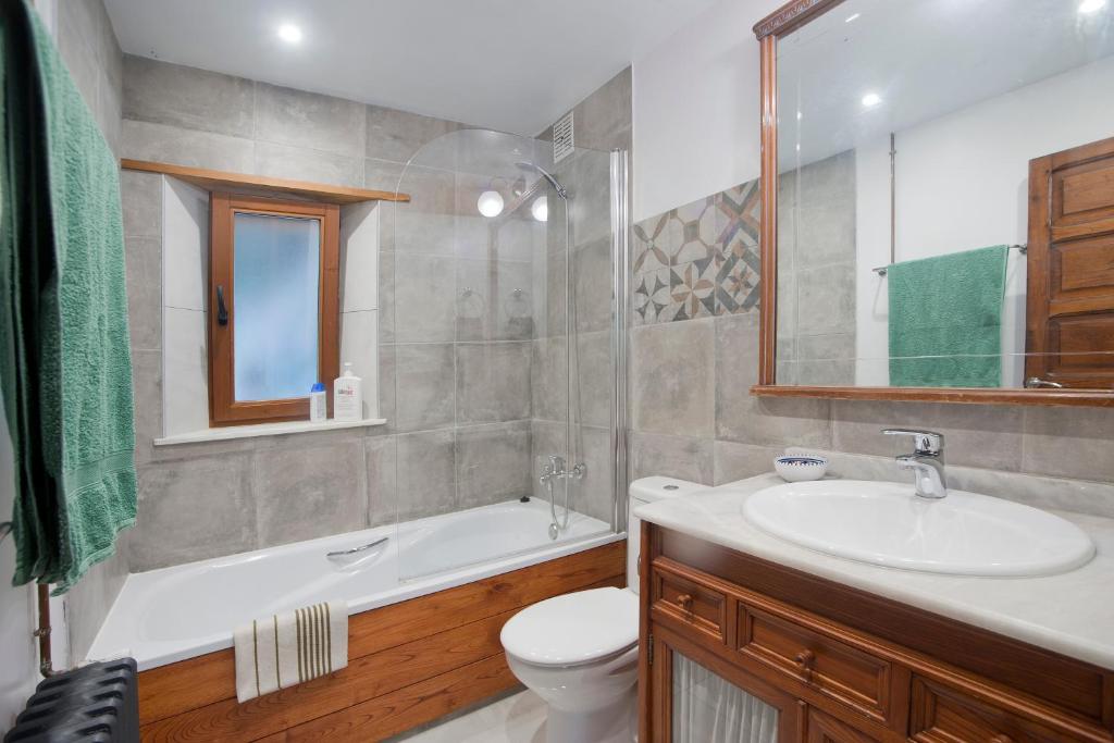 Koupelna v ubytování Casa Melendreros