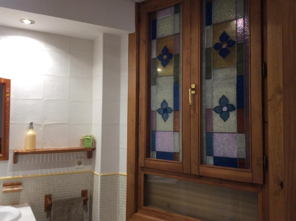 Koupelna v ubytování Apartamento Rural Castildetierra