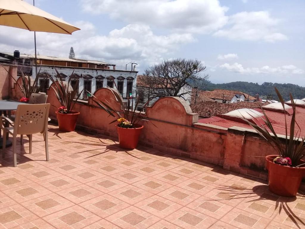 Balkón nebo terasa v ubytování Hotel Posada Santo Niño