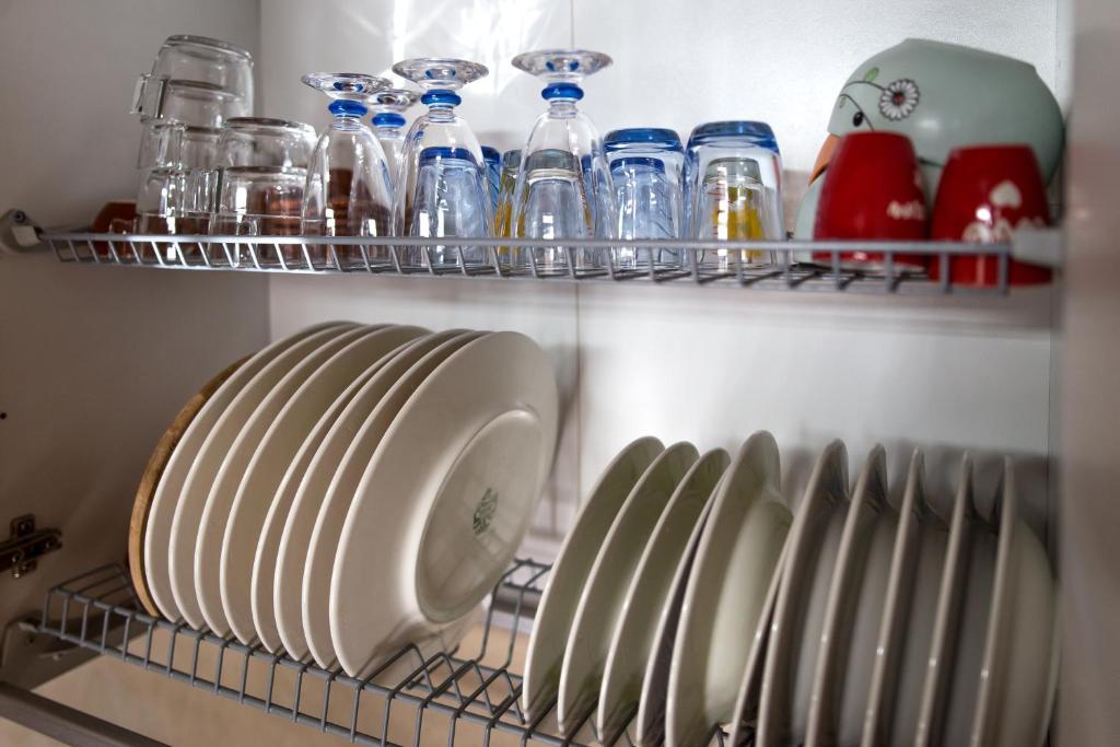 A kitchen or kitchenette at Casa della Palma