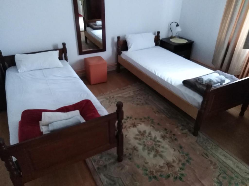 Postel nebo postele na pokoji v ubytování Bulevar