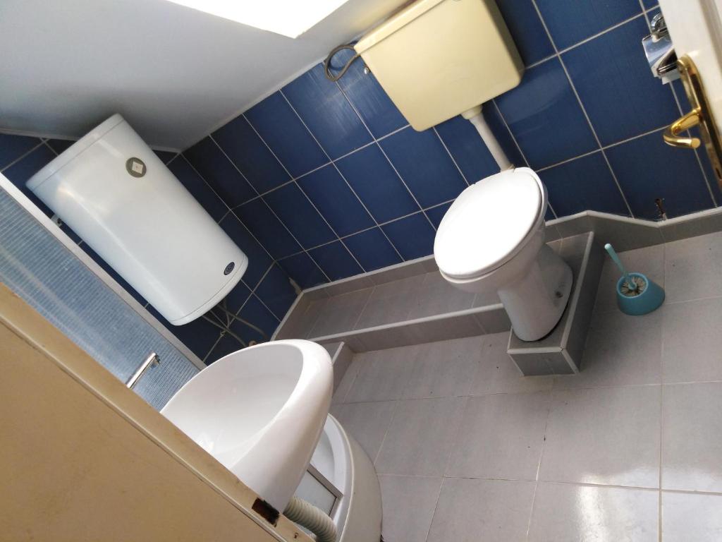 Koupelna v ubytování Bulevar