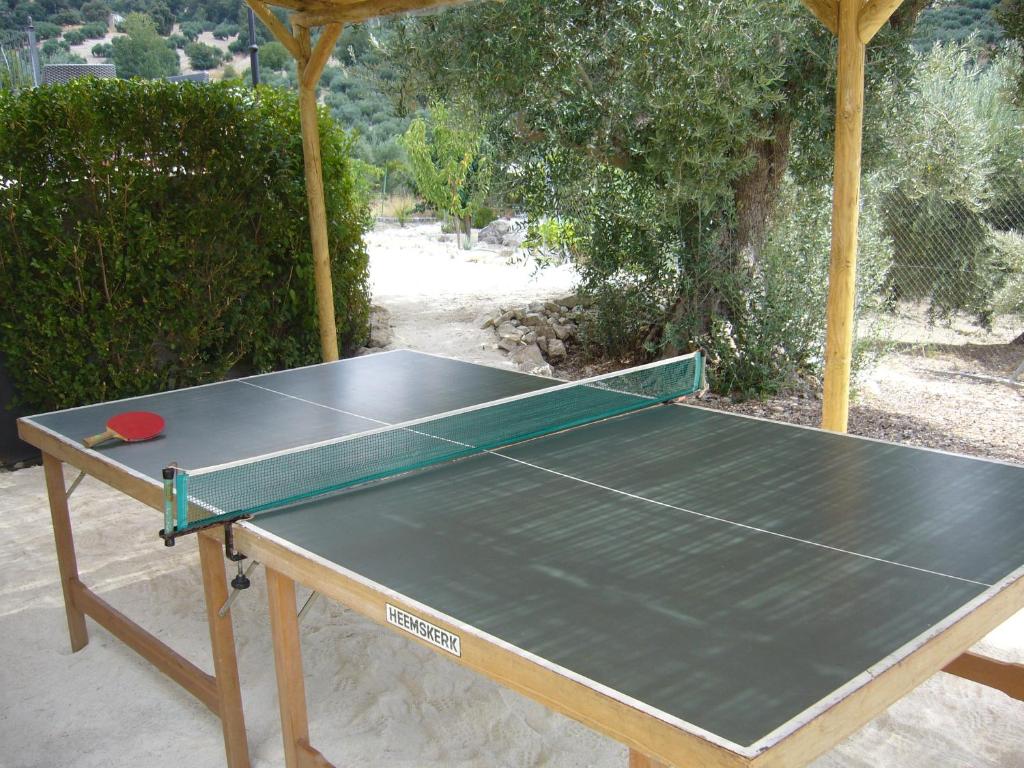 Stolní tenis v ubytování B&B Lasnavillasmm nebo okolí