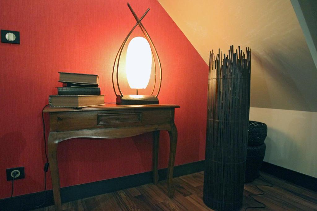 Knihovna v bed and breakfast