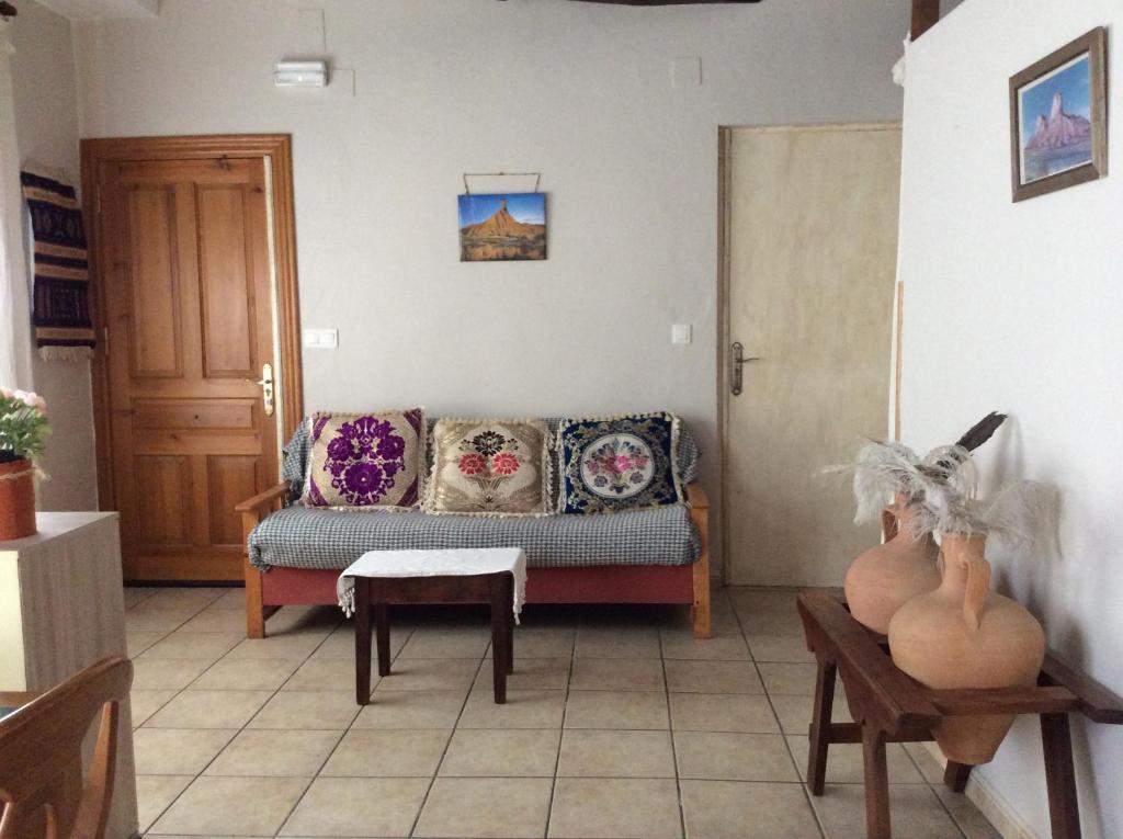 Posezení v ubytování Apartamento Rural Castildetierra