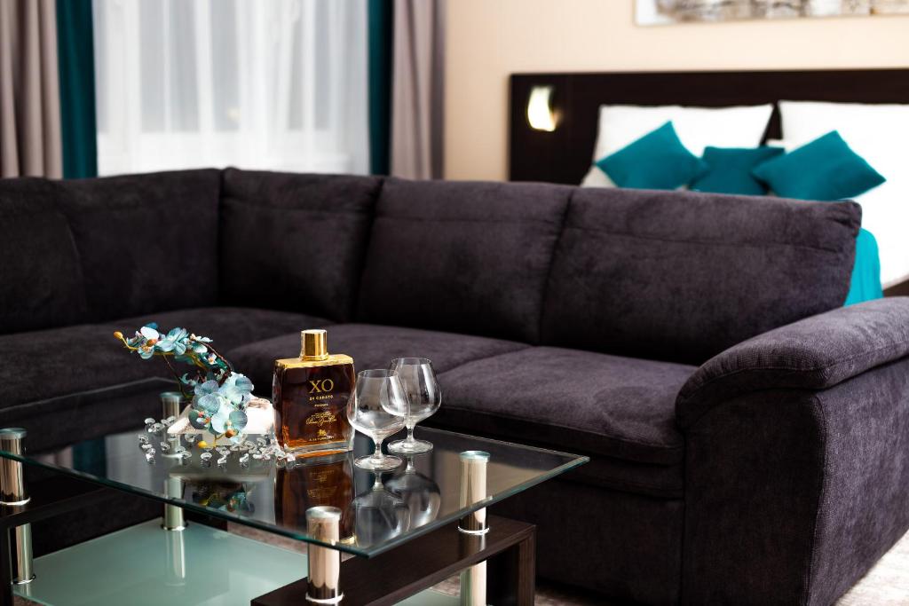 Posezení v ubytování Hotel Crystal