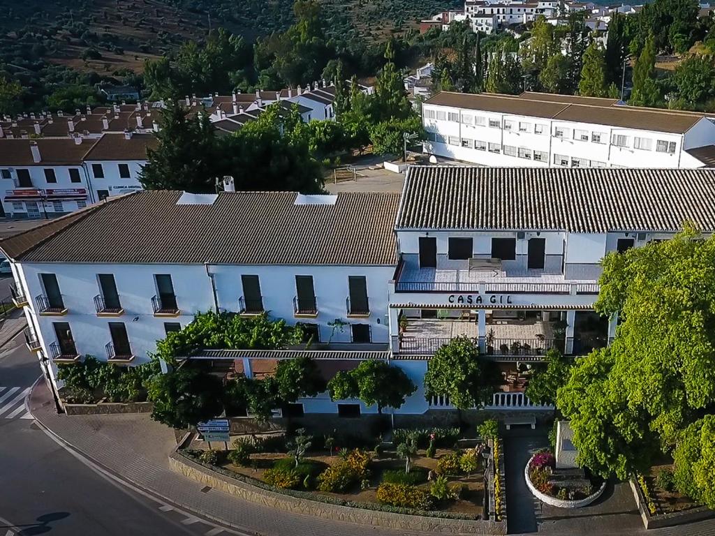an overhead view of a building in a city at Apartamentos Casa Gil in El Bosque