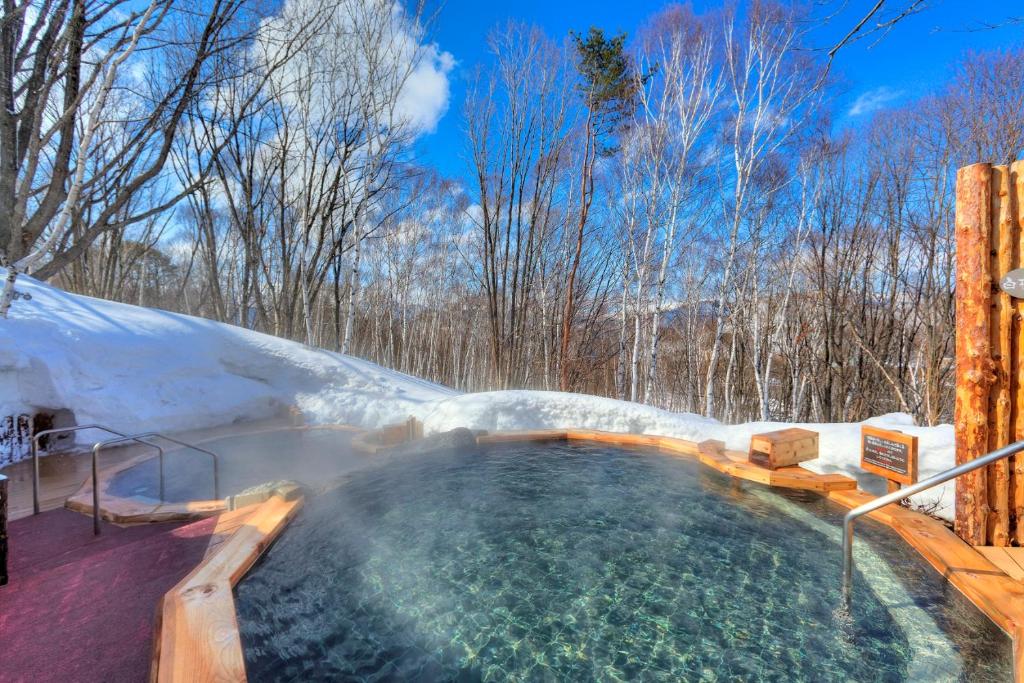 Bazén v ubytování Minakami Kogen Hotel 200 nebo v jeho okolí