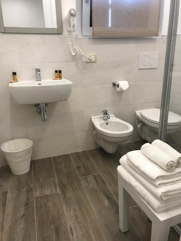 Koupelna v ubytování Hotel Cambogia